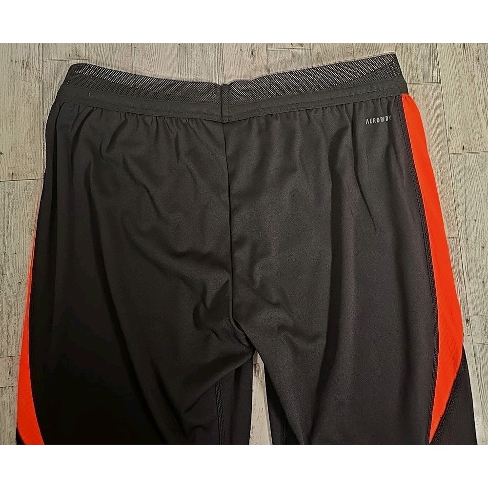 Adidas Pants XL Black Football Soccer Solar Red Sides Womens IJ7379 NEW - Picture 9 of 12